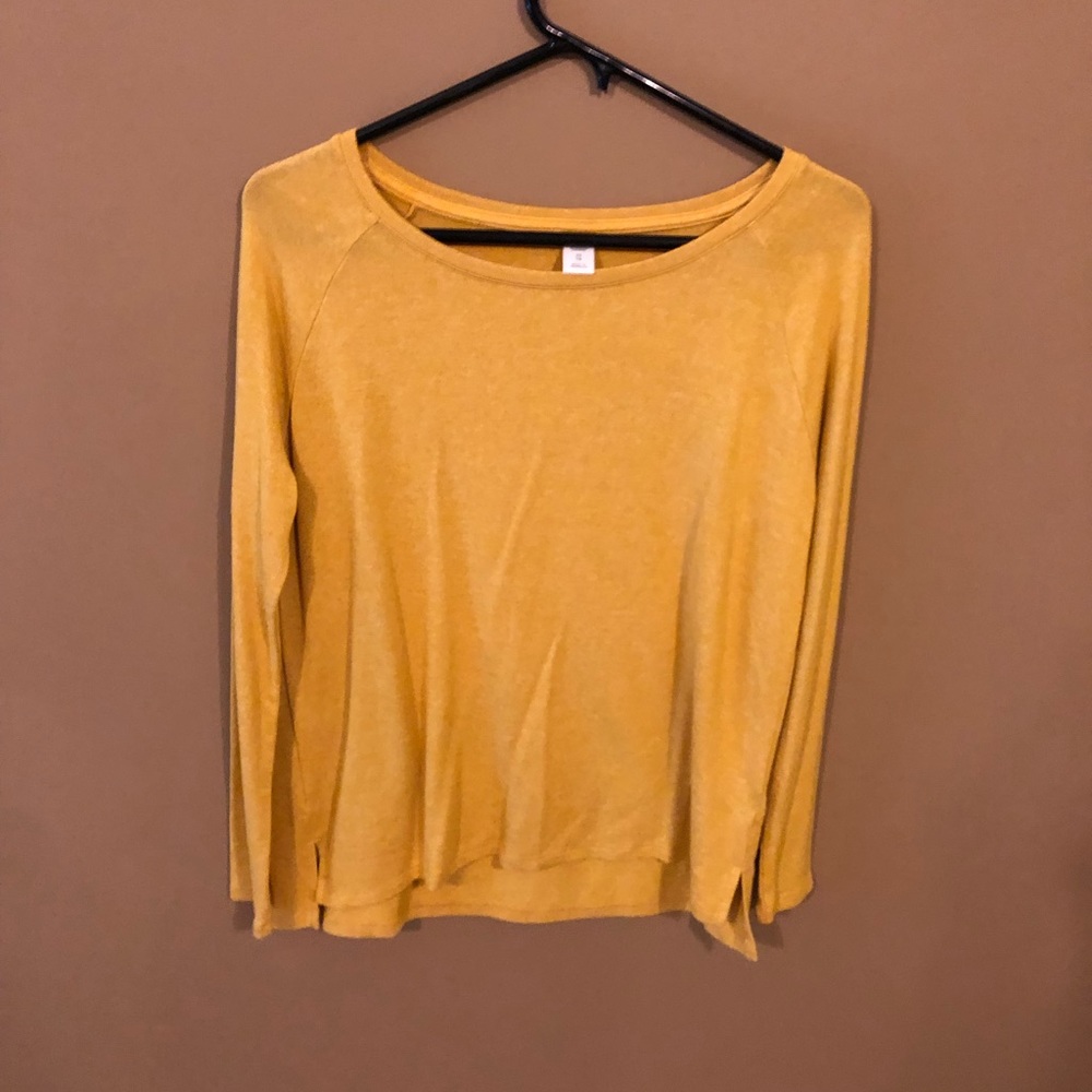 Mustard Yellow Sweater Top